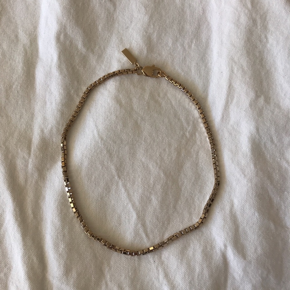 The Kooples Gold Box Chain Necklace